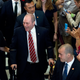 Republican House Majority Whip Steve Scalise walks with his wife, Jennifer, to his office as he leaves the House chamber in the Capitol in Washington, D.C., on Sept. 28, 2017. Scalise returned to the House more than three months after a baseball-practice shooting left him fighting for his life. (Jose Luis Magana/AP Images)